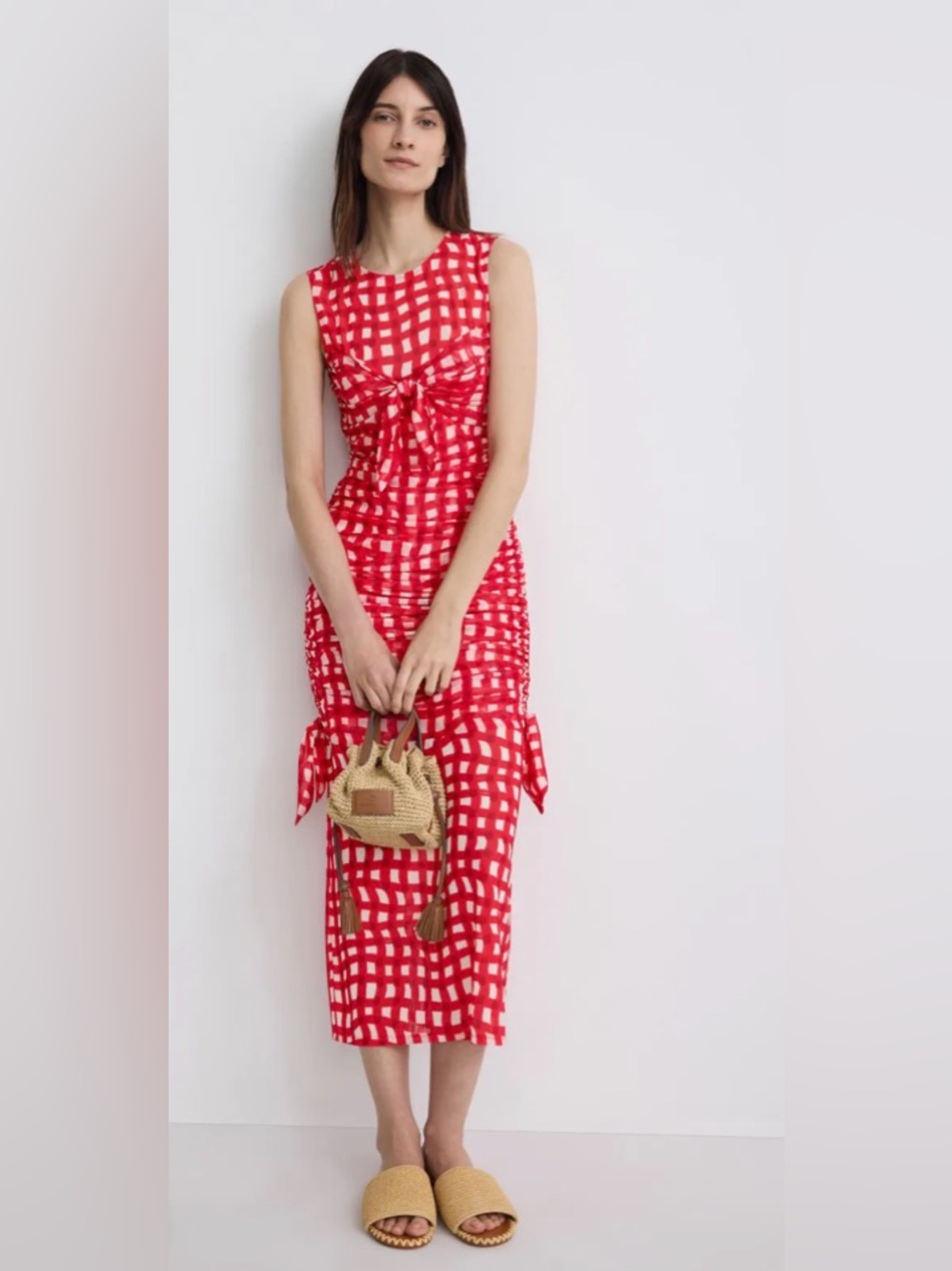 Simon Miller Sonora Mesh Midi Dress